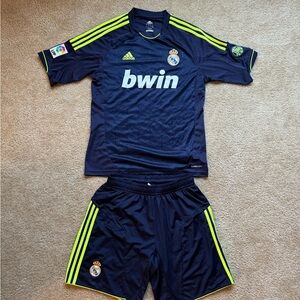 Real Madrid jersey and shorts adidas